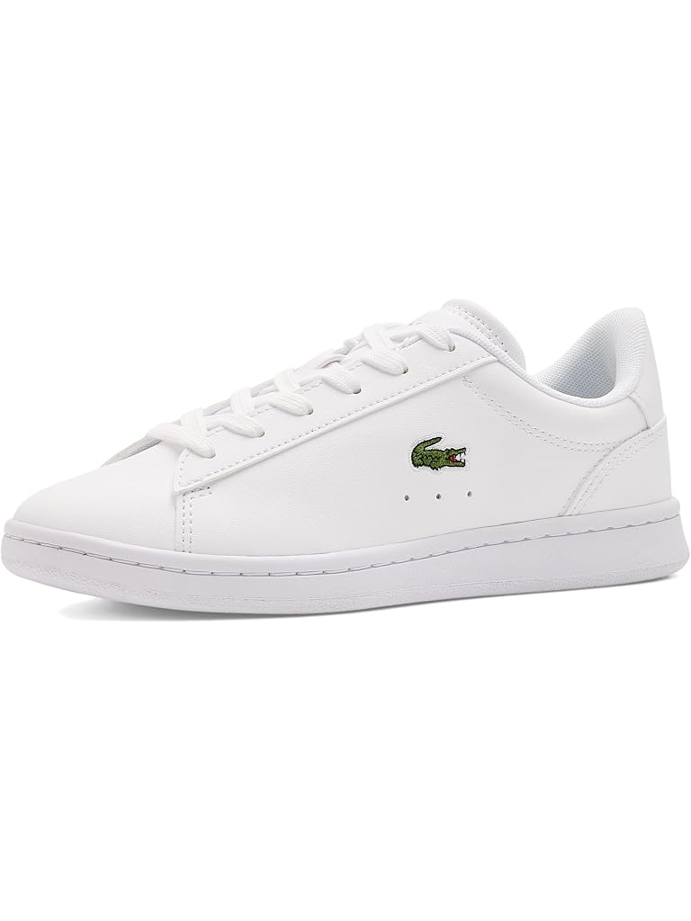 White Lacoste Carnaby Set Sneakers (Little Kid/Big Kid)