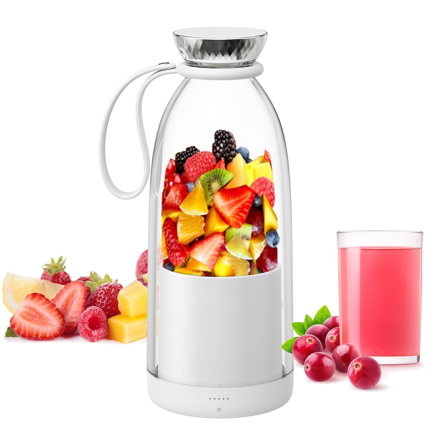 Asa Vea Mini Blender for Smoothies and Milkshakes Portable Blender Rechargeable Personal Size Blender with Quota Outer Travel