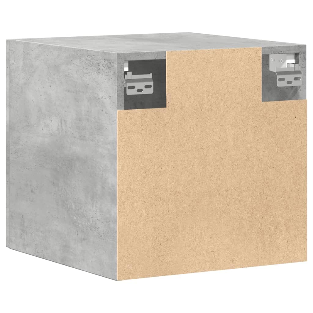vidaXL Armoire Murale Gris béton 40x42,5x40 cm Bois d'ingénierie