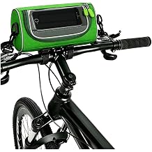 Bike Handlebar Bag for Ride1Up Portola Gen 1 2022-2026 Bike Front Bag with Waterproof Touch Screen Detachable Shoulder Strap Crossbody Pouch,Green