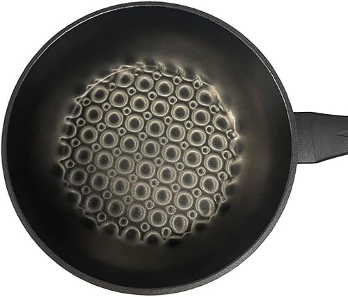 Miniatura 6 de Wok antiadherente con revestimiento de diamante 3D de 10 "(26 cm), 3.25 pulgadas de profundidad - HECHO EN COREA