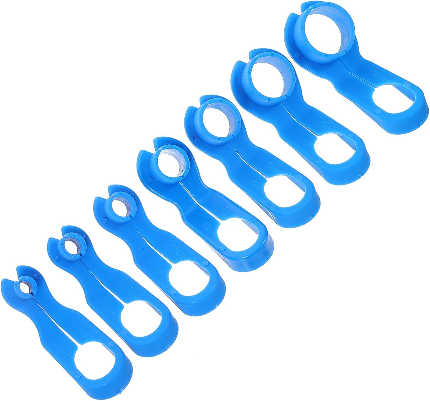 Unomor 7Pcs Fuel Line Disconnect Tool Set Ergonomic Automotive Maintenance Hand Tools for Air Conditioning and Heater Hose Repairs Precision Fit for Efficient Use