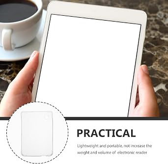 KALLORY 6-inch Soft Silicone Protective Cover Shockproof E-Reader Case Lightweight Electronic Book Protector for Travel