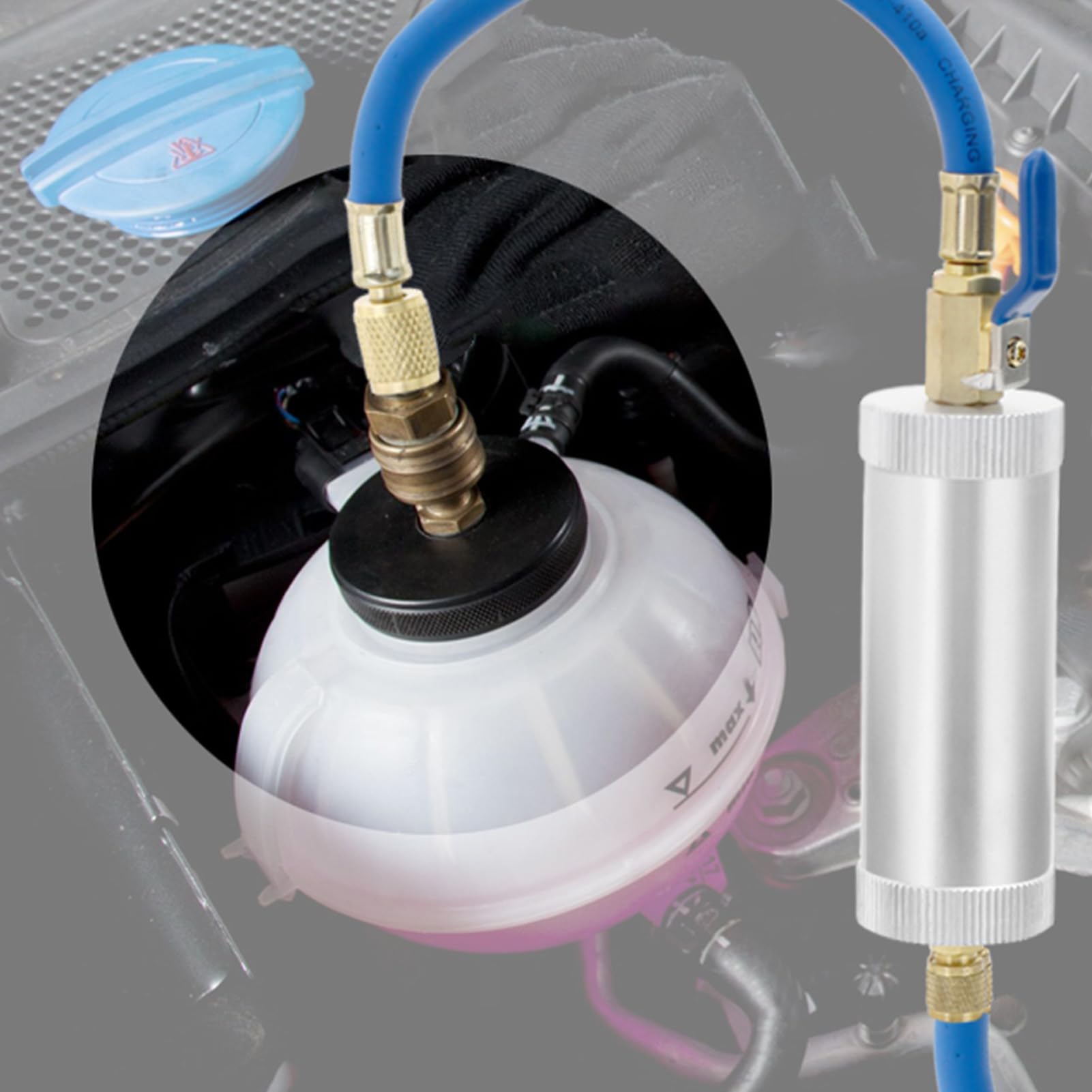 Iniettore di olio per aria condizionata automobilistica, sistema di refrigerante per impianto di raffreddamento A/C | Olio per aria condizionata auto per sistema refrigerante R134A R12