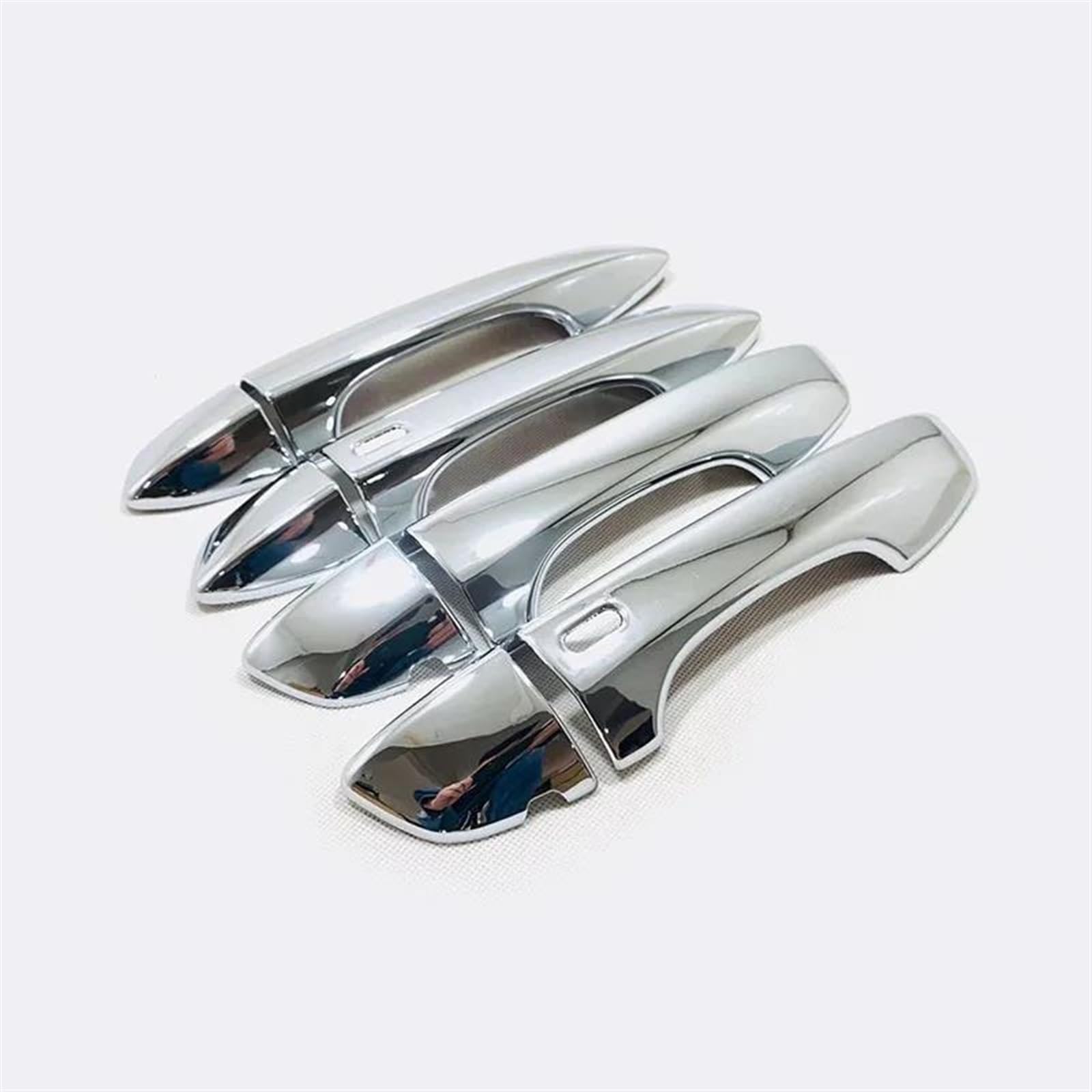 Noheeu Chrome A Car Door Handle Cover Trim For Jetta Mk7 2019 2020 Scratch Proof Set Chromium Styling Exterior Parts Accessories(Chrome A)