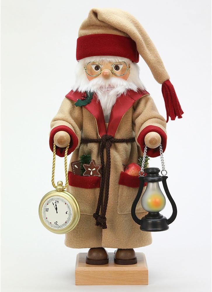 German Christmas Nutcracker - Father time Limited - 46cm / 18 inch - Authentic German Erzgebirge Nutcrackers - Christian Ulbricht
