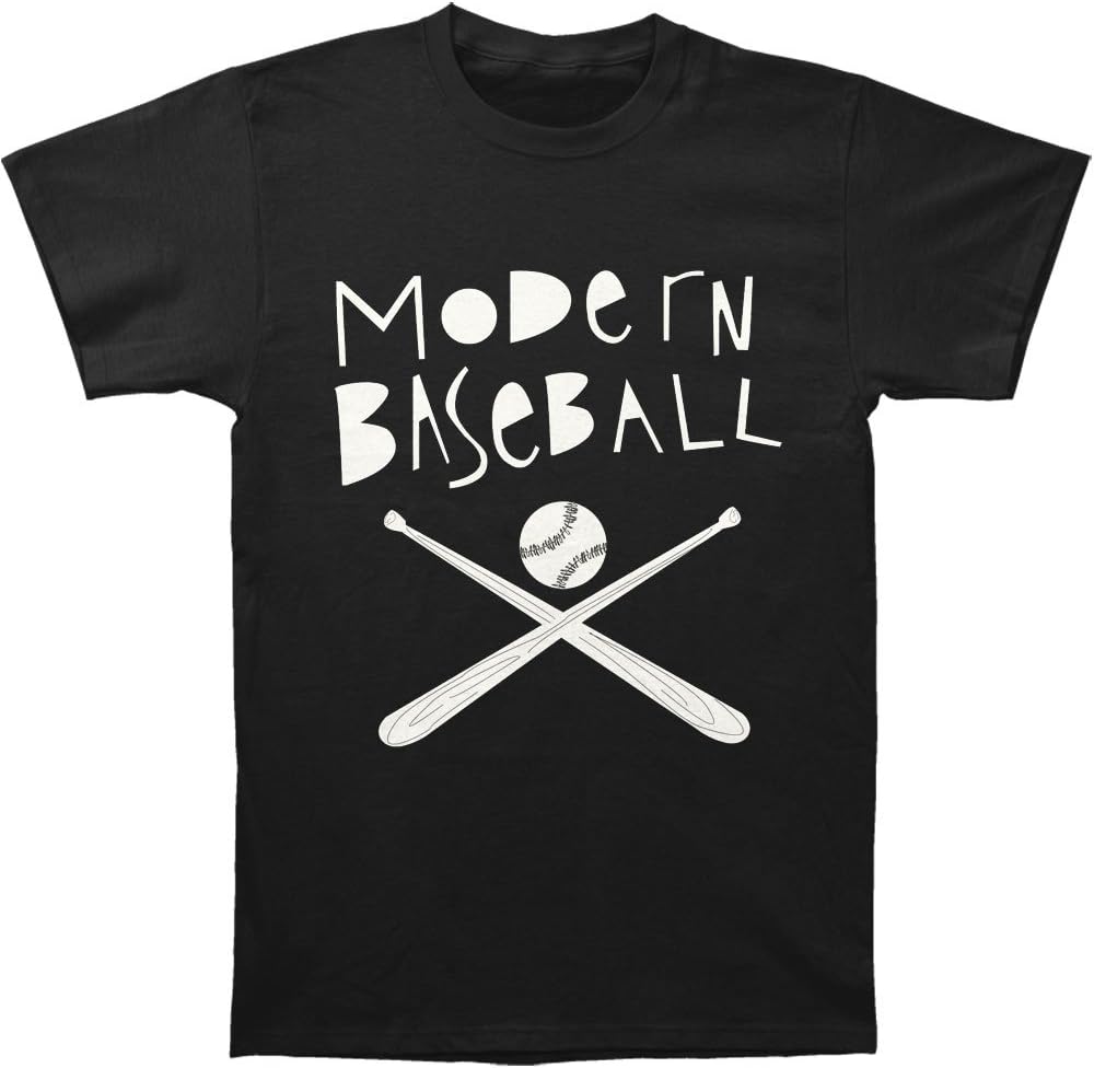 Modern Baseball Men's Baseball Slim Fit T-shirt Black