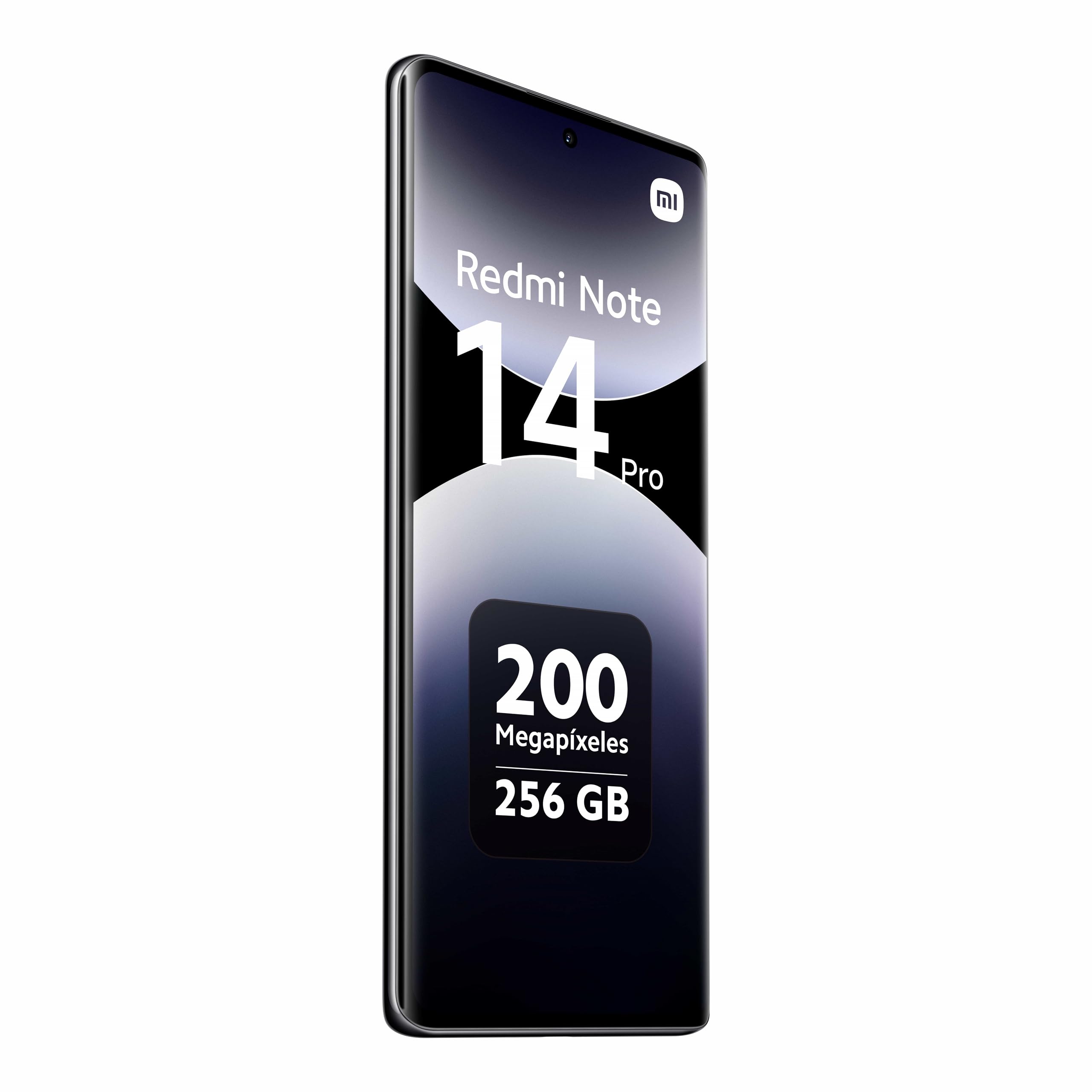 XIAOMI Redmi Note 14 Pro - Smartphone de 8+256GB, Pantalla de 6.67" AMOLED FHD+ 120Hz, MediaTek Helio G100-Ultra, cámara de 200MP, TurboCharge 45W, 5500 mAh, Cargador no Incluido, Negro (Versión ES)