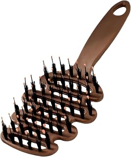 Duschhårborste, anti-statisk detangling med armband och handtag – lätt hårskrubb – naturlig för dagligt resor spa grooming bröllop brud fest festival sommar semester