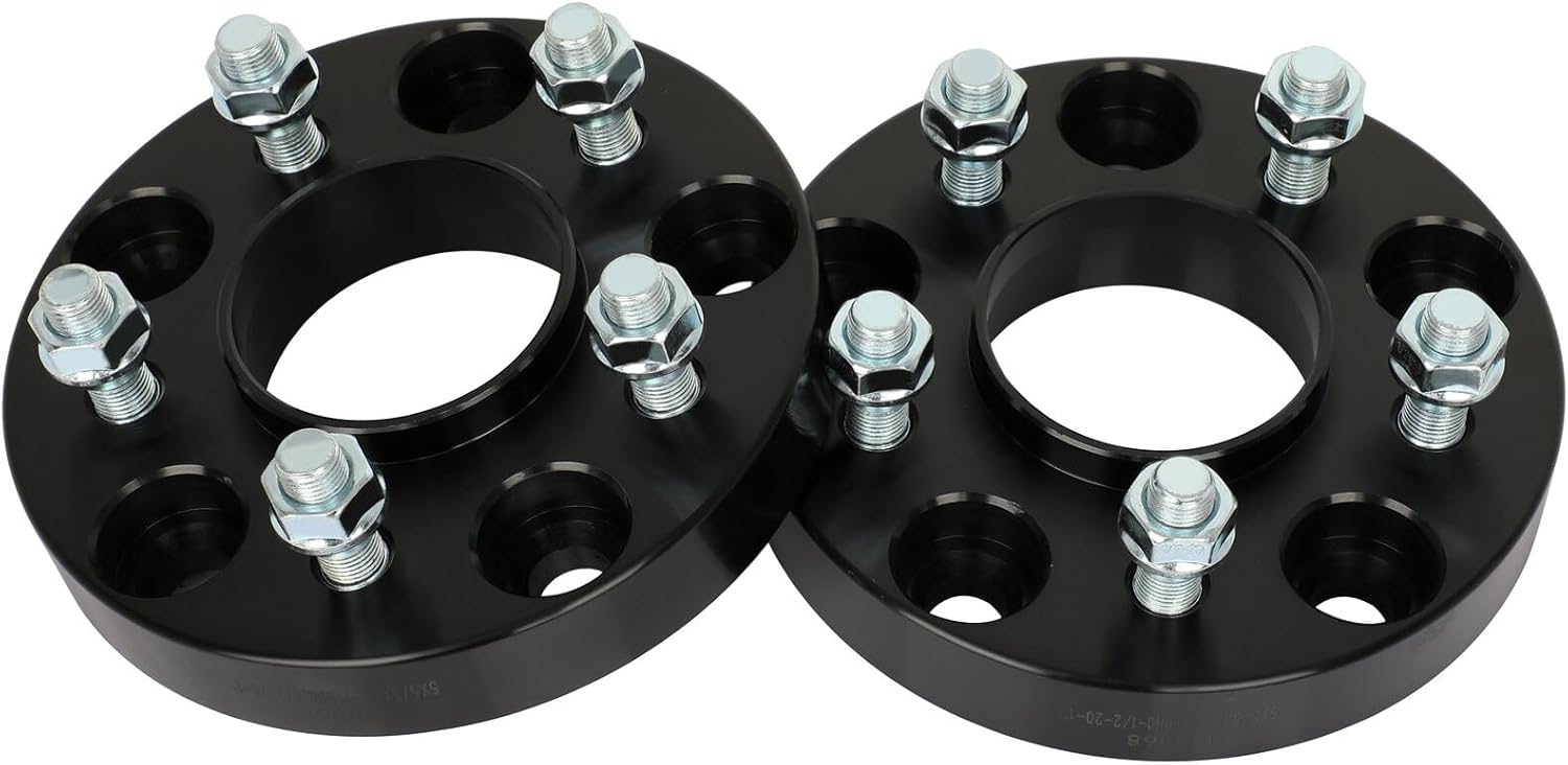 ECCPP 4PCS change bolt pattern from 5X5 to 5X4.5 Wheel Adapters Hub Centric Conversion 5x127 to 5x114.3 1 inch 5 Lug 1/2" 71.5mm hub for Jeep Grand Cherokee 1999-2010| for Jeep Wrangler JK 2007-2018