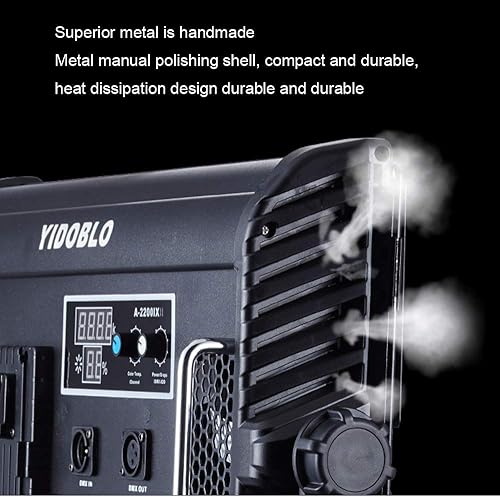 Miniatura 8 de 70W A-2200IX CRI 96+ LED PanelBarndoorLCD Display Video Iluminación (A-2200IX)