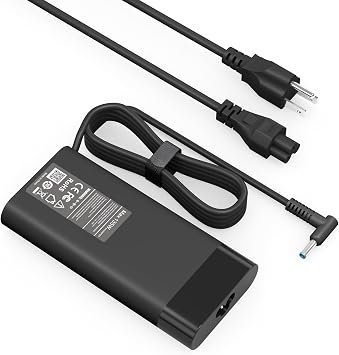 135W Laptop Charger Compatible with HP Spectre x360 15 15T 16, Pavilion Gaming 15 16 17 15-ec0751ms, Omen 15 G5 G6 17 Envy 13 14 15 16 L15534-001 TPN-DA11 TPN-CA13 AC Adapter Power Cord