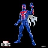Marvel Legends Series Spider-Man 2099 Retro Cardback Comics Action Figure, Red and Black - 6