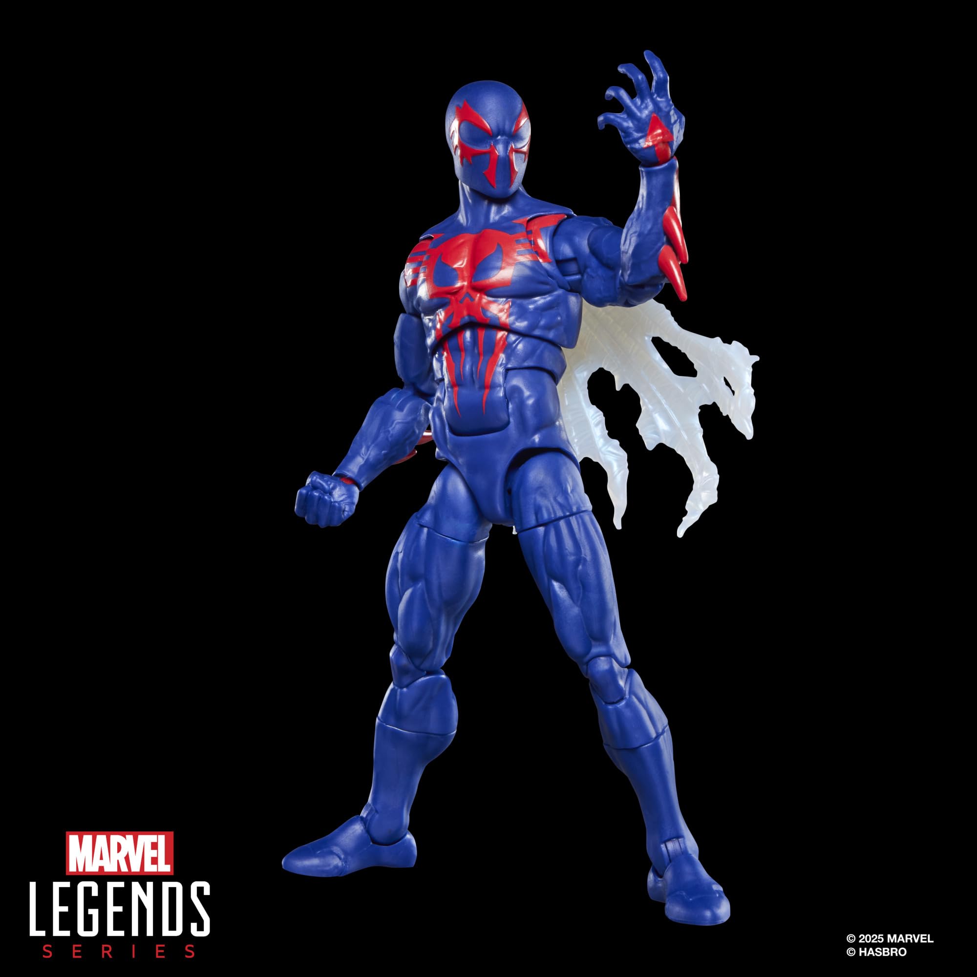 Spider-Man 2099 z serii Marvel Legends, 15-centymetrowa figurka kolekcjonerska z komiksów z kartą retro