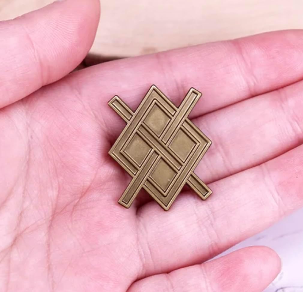 Gungnir Spear Of Odin Unbreakable Power Authority Wisdom Bind Norse Viking Rune Celtic Runic Symbol Thor Nordic Animism Symbol Character 1.2" Enamel Pin Badge - Image 3