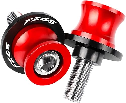 WAGLOS Carretes de basculante de motocicleta Tornillos deslizantes para Yamaha FZ6S FZ 6S 1995-2006 Anticaída Frame Sliders (Color  6MM Rojo)
