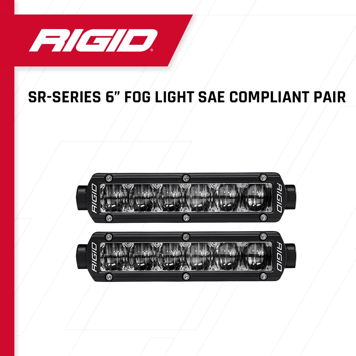 SR-SERIES SAE 6IN FOG LIGHT /2