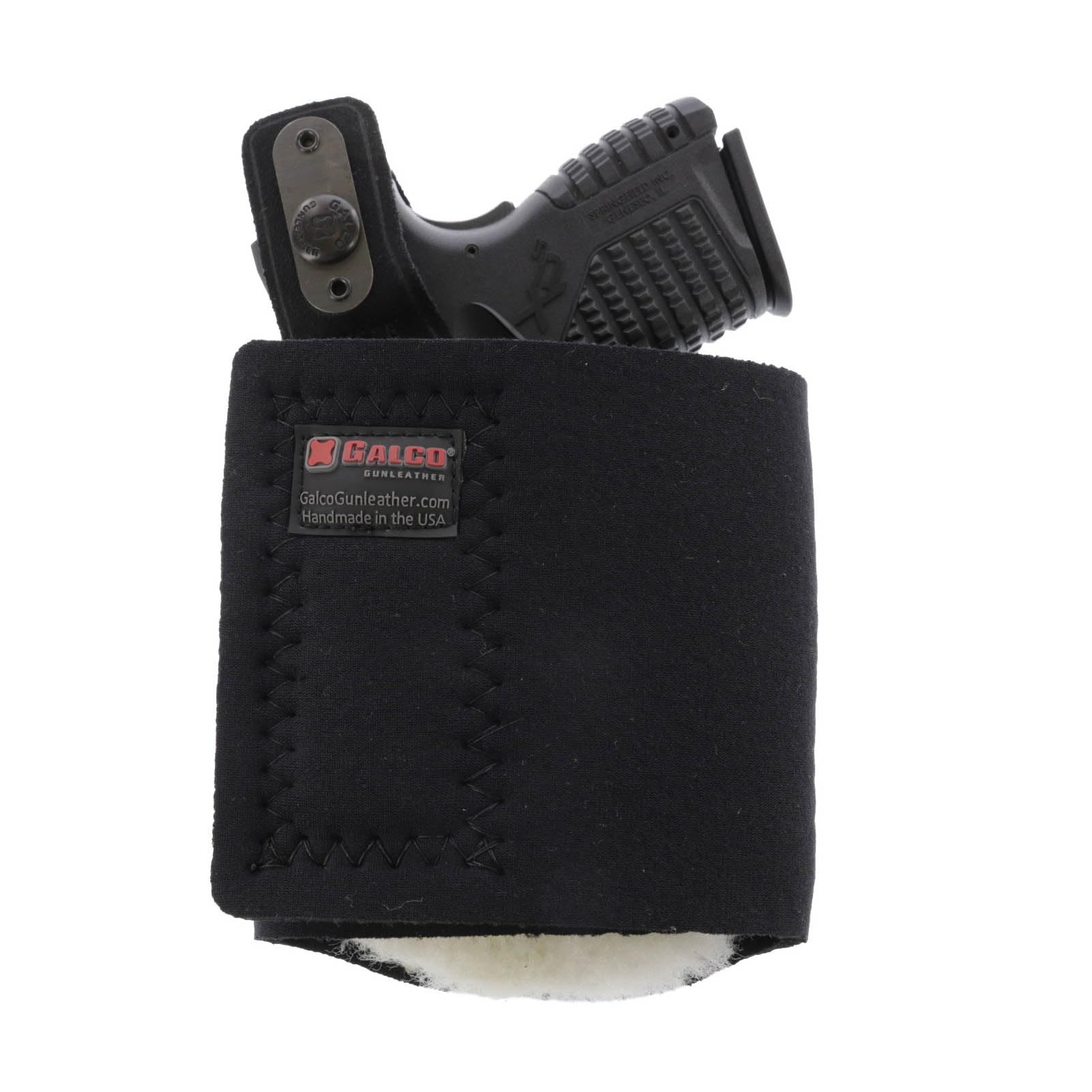 GALCO Ankle Lite Ankle Holster, Ruger Lcp, RH, Black (AL436B)