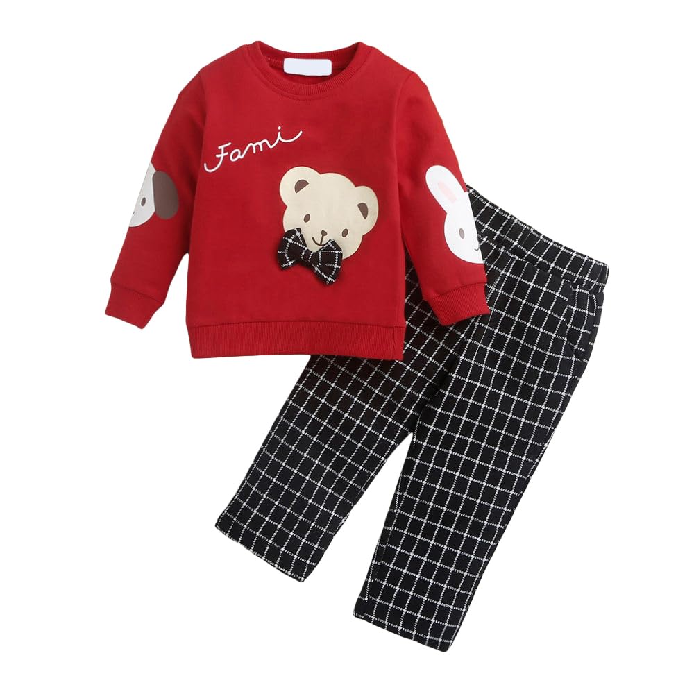 Hopscotch Boys Animal Print Top Pant Set In Red Color for Ages 2-3 Years - Review, Price and Buying Guide