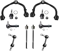 Vista 232 de Detroit Axle - Kit de suspensión delantera RWD de 10 piezas para Chevy GMC Silverado Sierra 1500 1999-2006, 2 brazos de control superior, 2 rótulas