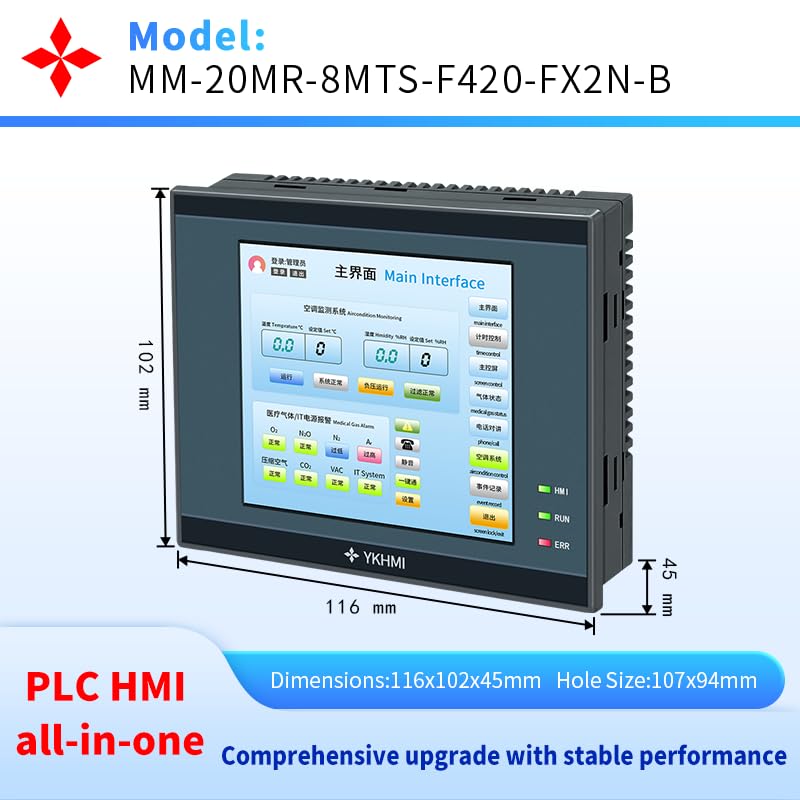 Image of Programmable Logic Controller HMI Interface (F420-FX2N-B)