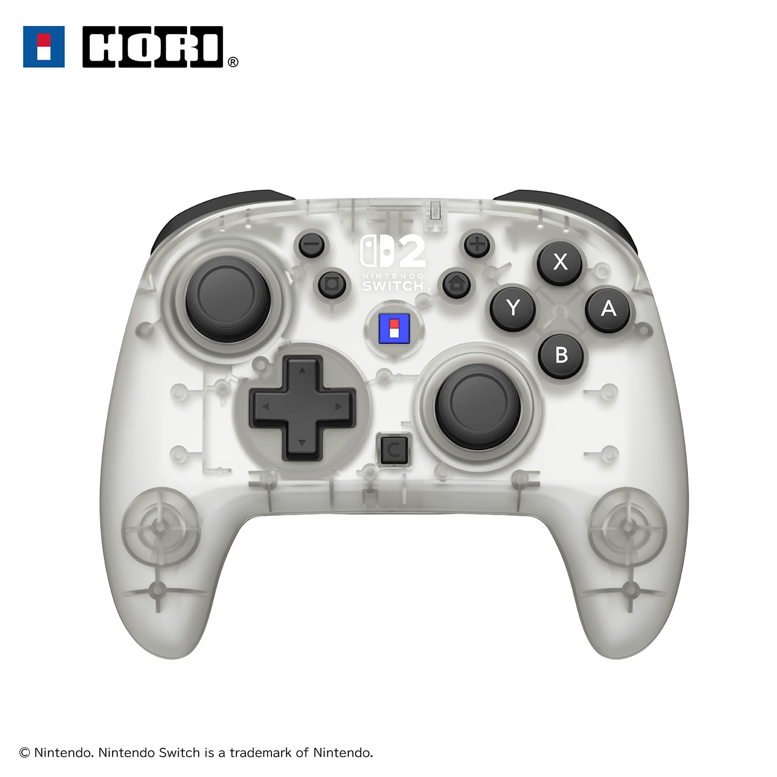 Wireless HORIPAD Turbo for Nintendo Switch 2 (Frost)