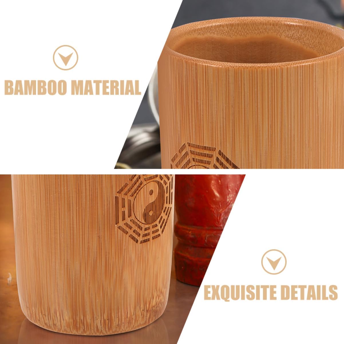 Garneck Traditional Chinese Divination Game Bamboo Tube Hexagram Fortune Telling
