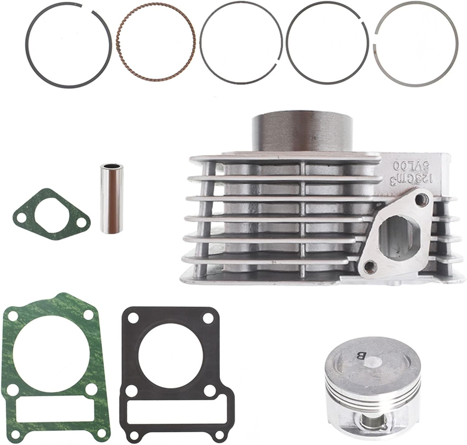 Cylinder Piston Rings Top End Kit Set for Yamaha TTR 125 TT-R 125 Cylinder Piston Rings Top End Kit Set for Yamaha TTR 125 TT-R 125
