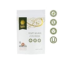 Vista 2 de Druids Grove Gelatina vegana vegana Sin OMG Sin gluten OU Kosher Certificado – 6 oz.