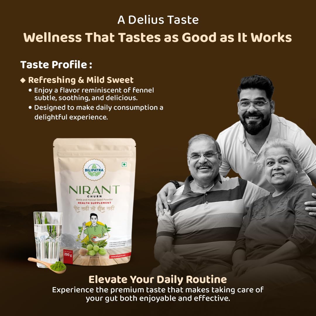 NIRANT CHURNA 200g | Effectively Relieves Constipation, Boost Energy Level, Plant Based Natural ayurvedic Laxative for men & woman, Natural Nirant Churn, 200g Pack of 1 - Image 8 thumbnail