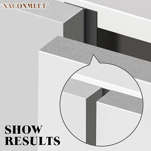 Miniatura 6 de Tira de sellado de puerta de gabinete de 9.8 pies x 5 piezas, tiras de silicona para puerta de gabinete adecuadas para armario y armario, tira de