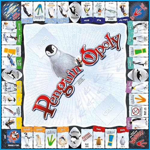 Late for The Sky Penguin-Opoly Juego de Mesa Familiar miniatura 5