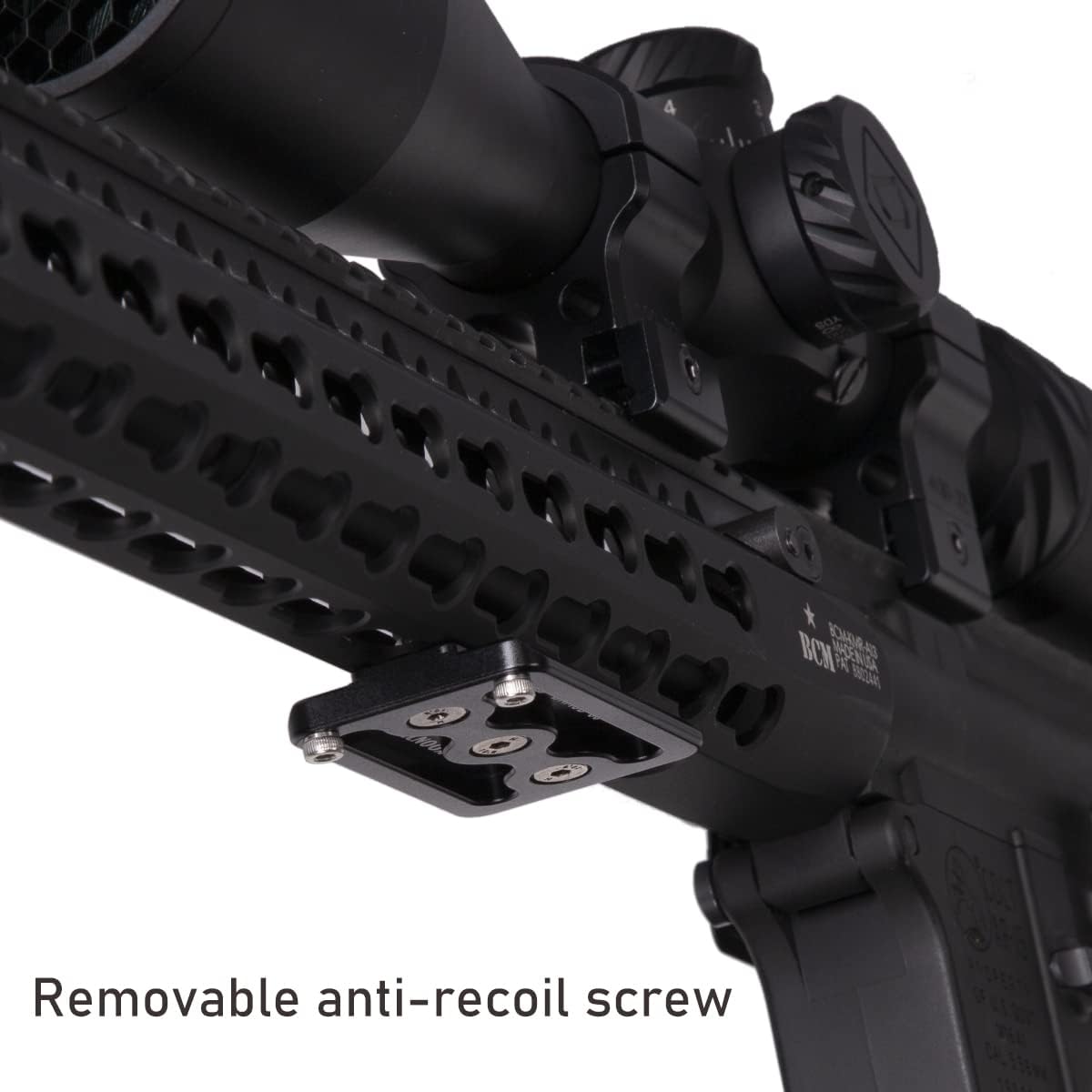 Keymod to Arca/RRS Dovetail Mount Plate - Quick Release Adapter for Hunting Tripods, Anti-Recoil Design - Image 6