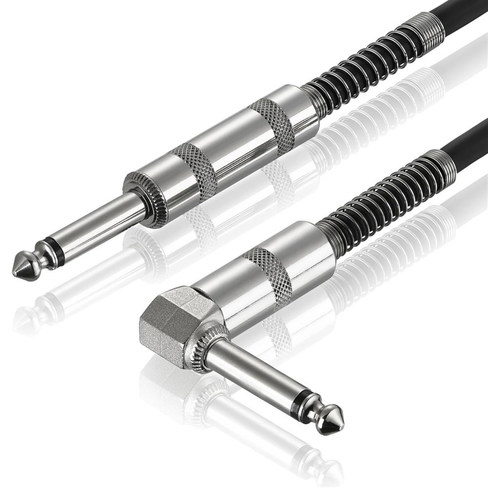 akcesoria do gitary 1/4 ''Jack 90 Stopni 6.5mm Do 6.5mm Kabel Audio Mono Z Męskiego Na Męskie Do Elektrycznego Wzmacniacza Gitarowego (Color : 10m)