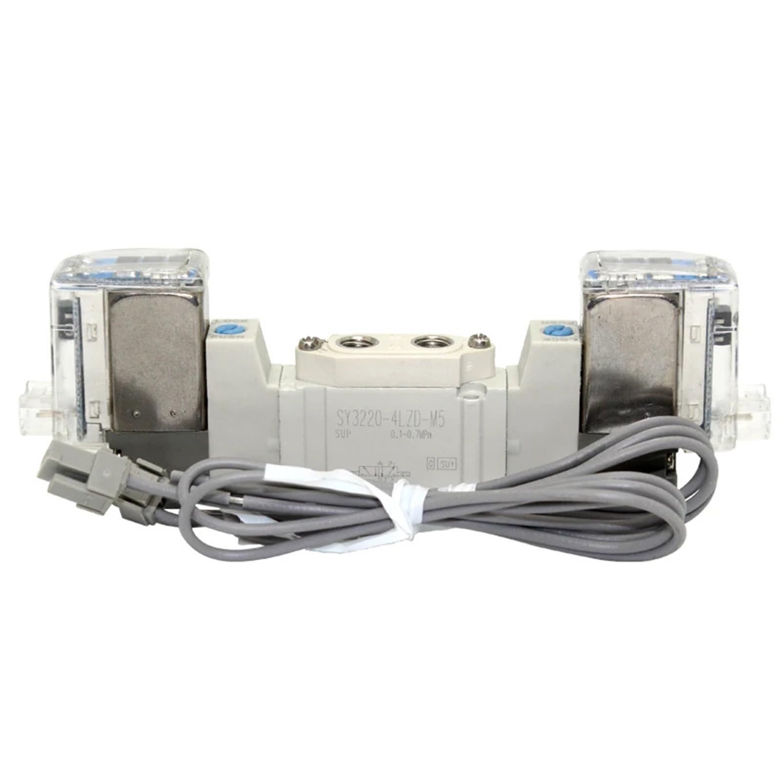 Électrovanne pneumatique SY3420 C4 à centre d'échappement 3 positions