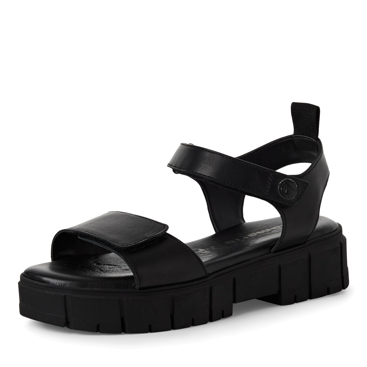 Tamaris Women's 28209 Sandal, Black, 7.5 UK