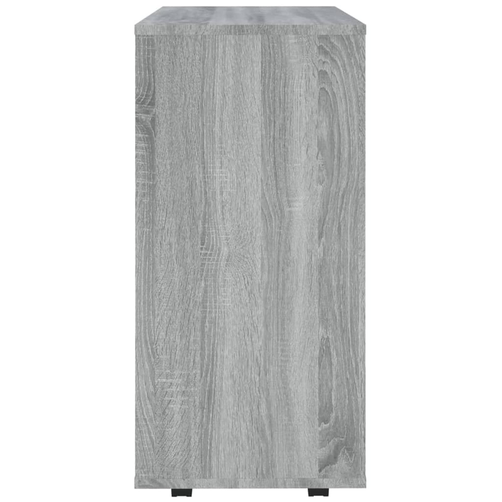 Armadietto con Ruote Grigio Sonoma 60x35x75cm Legno Multistrato,Carrello Porta Stampante, Mobiletto con Ruote, Supporto per Stampante in Legno, Classificatore per Documenti per Studio, Uffici