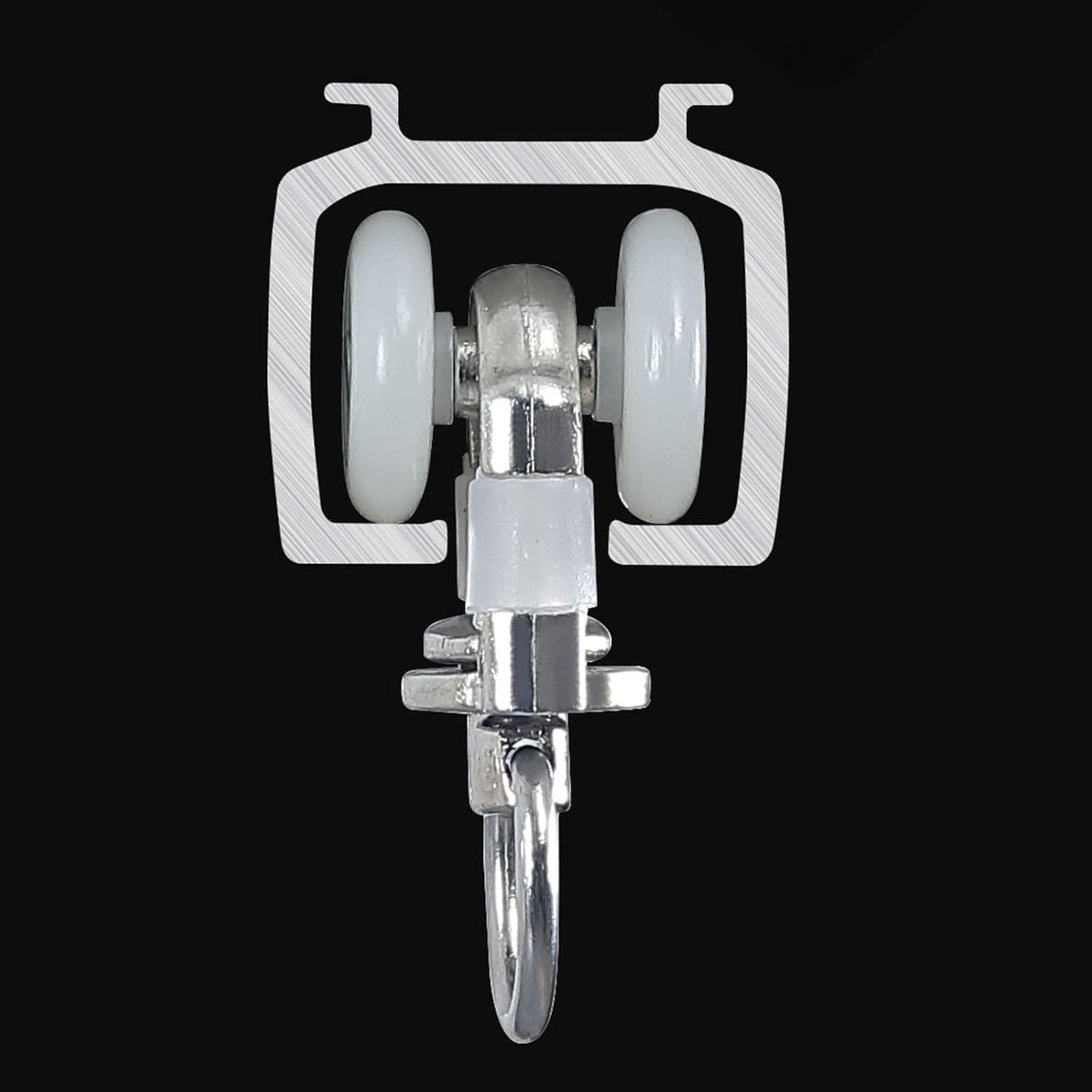 Ceiling Curtain Track Room Divider 2 4 6 8 10 12 14 18 20 26 30 Ft, Aluminum Curtain Rod for