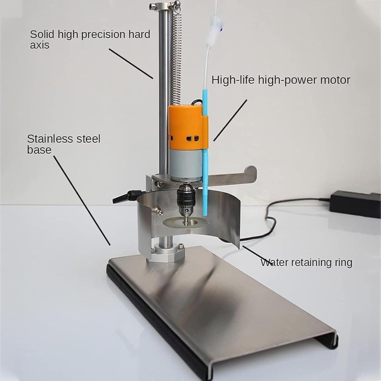 Elektrische Glasflaschenschneidemaschine, arbeitssparender Griff, maximale Geschwindigkeit 3000 U/min, leicht zu reinigende Schnitte, langlebig für DIY Handwerk und Blumentöpfe