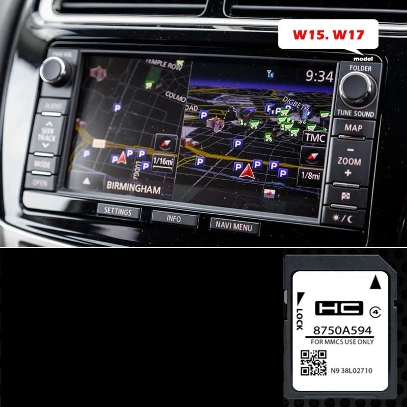 Generisch Aktualisierung der Kartographie GPS Navigation Europa – 2025.A kompatibel mit Mitsubishi – MMCS W15 W17 (A594)