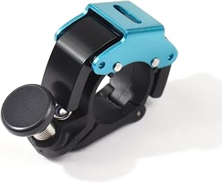 CIADAZ Campainha de bicicleta de alumínio Mini campainha de bicicleta com som nítido e claro Sino de anel de bicicleta para guidão de 22,2 mm