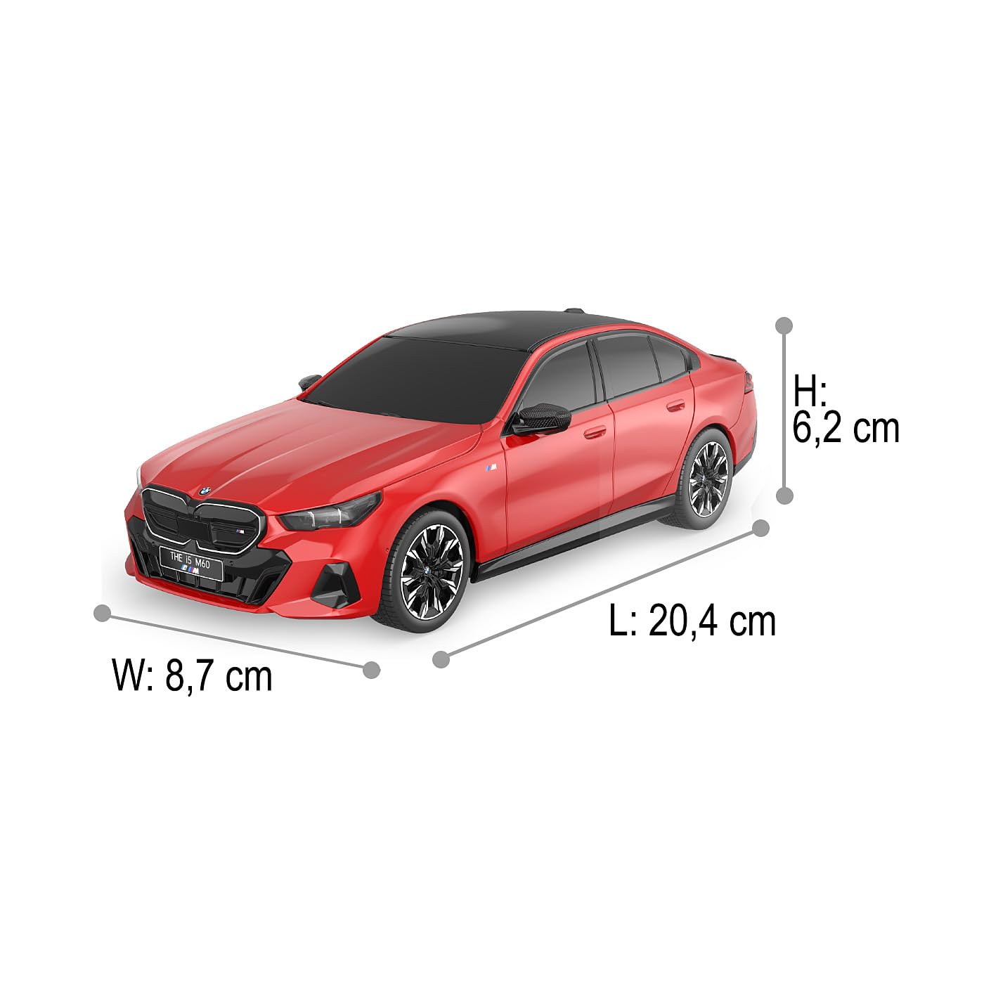 JAMARA 402218 BMW i5 1:24 2,4 GHz – zdalnie sterowany samochód, samochód RC, zabawka dla dzieci z pilotem zdalnego sterowania, model samochodu, prezent dla dzieci, samochód sportowy, wierne