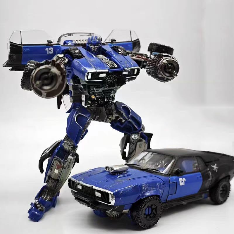 Miniatura 7 de Figura de acción de robot deformante, modelo de auto de juguete de deformación de 6.4 pulgadas con accesorios, para niños y niñas