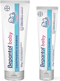 Bepantol Baby Kit Pomada Assadura Bebe, Ideal para Prevenção de Assaduras e Hidratação, 120g e 30g