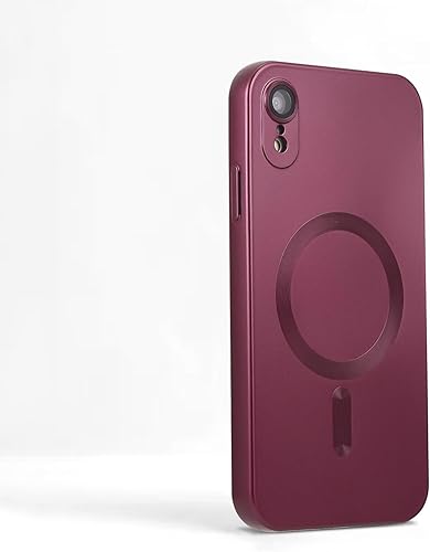 Miniatura 56 de Funda magnética para iPhone 11, suave y delgada, antihuellas, elegante funda para teléfono con protección de cámara, compatible con MagSafe, azul