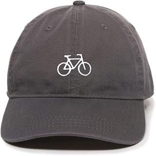 Bicycle Bike Baseball Cap Embroidered Cotton Adjustable Dad Hat