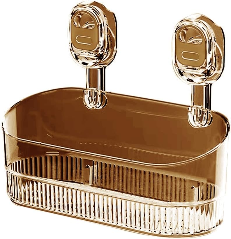 Strong Load-Bearing Bathroom Storage Box Transparents Heavy Duty Shower Organiser Makeup Rack for Bathroom and Bedroom