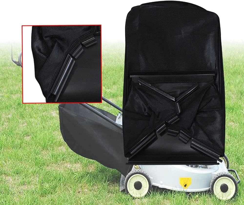 Braveboy 580947307 Lawn Mower Grass Bag, Compatible with Husqvarna 532422516 532438584 - Fits Model HU 550F HU 550FH HU 675FE HD600L HD700L HD775HW & More - （Without Grass Catcher Frame）