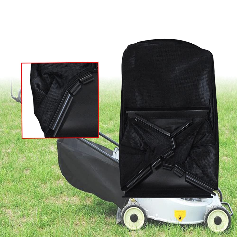 BaoBag 580947307 - Bolsa para cortacésped - Compatible con Husqvarna 532422516 532438584 - Compatible con modelo HU 550F HU 550FH HU 675FE HD600L HD700L HD775HW y más - Sin marco de césped