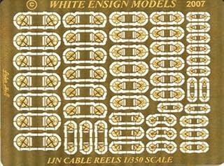 White Ensign Models 1/350 Imperial Japanese Navy Cable Reels Photoetch Enhancement Parts